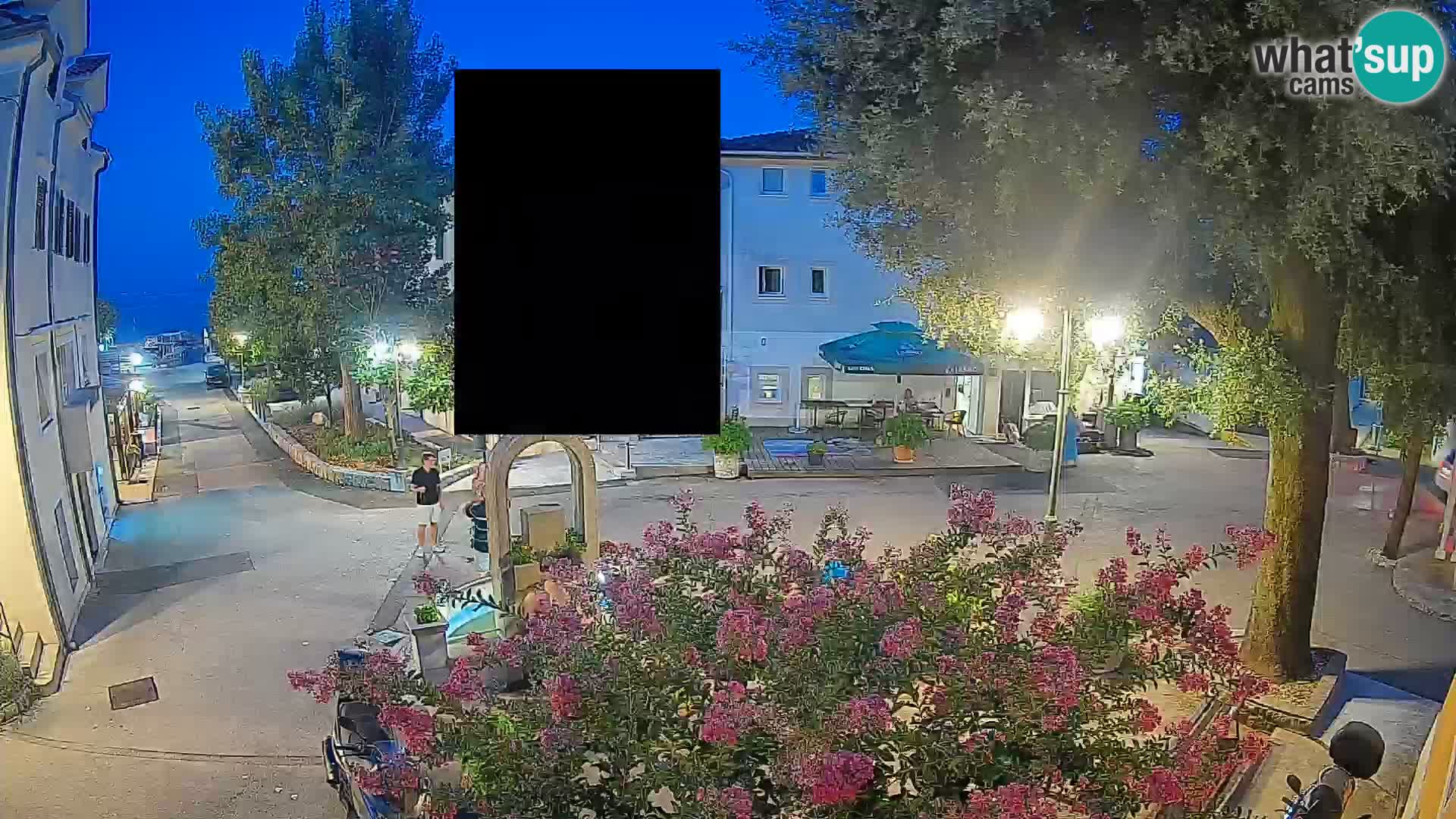 Webcam Centre de Mošćenička Draga – Vue en direct du centre-ville