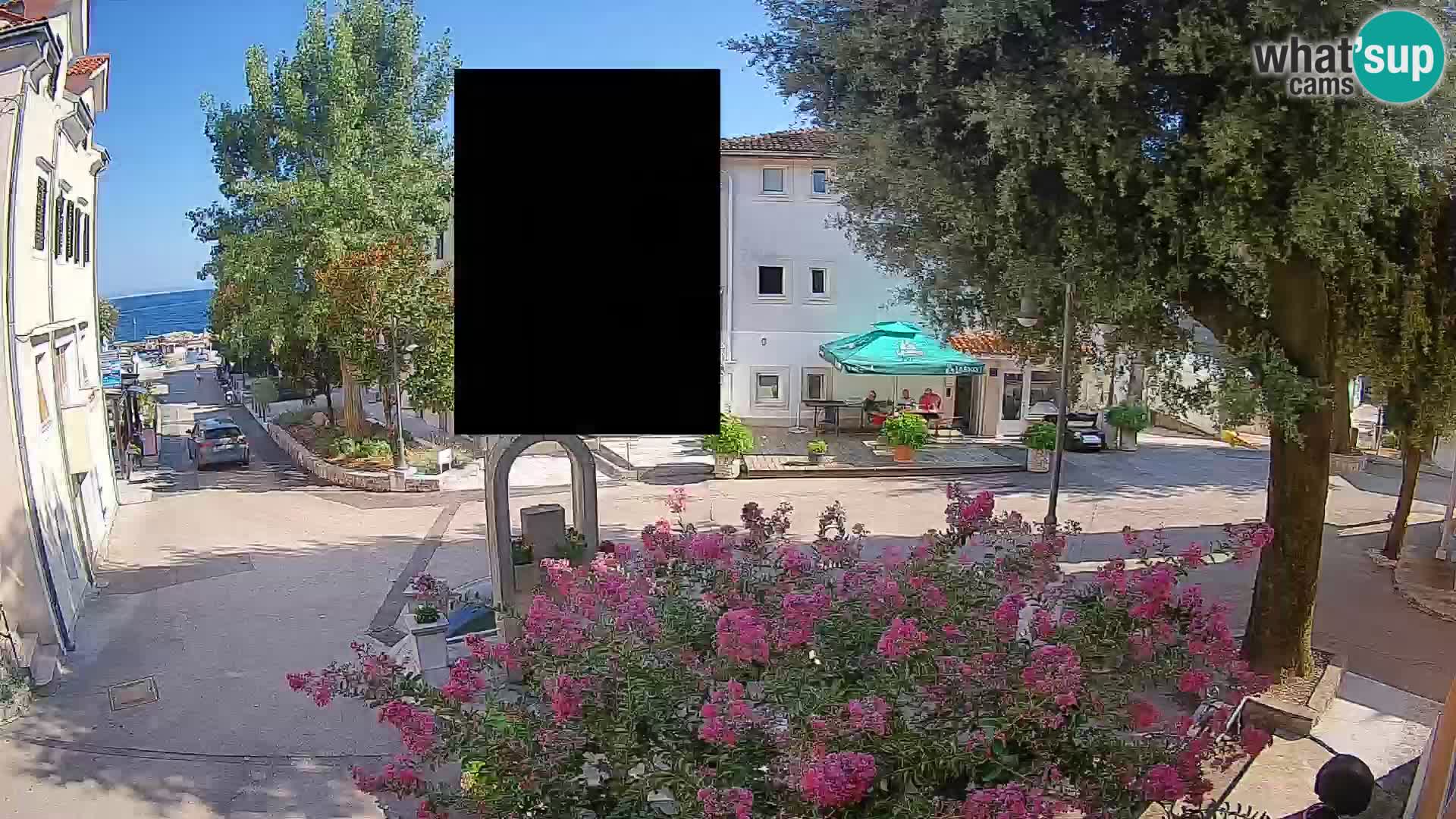 Web kamera centar Mošćeničke Drage – Pogled uživo