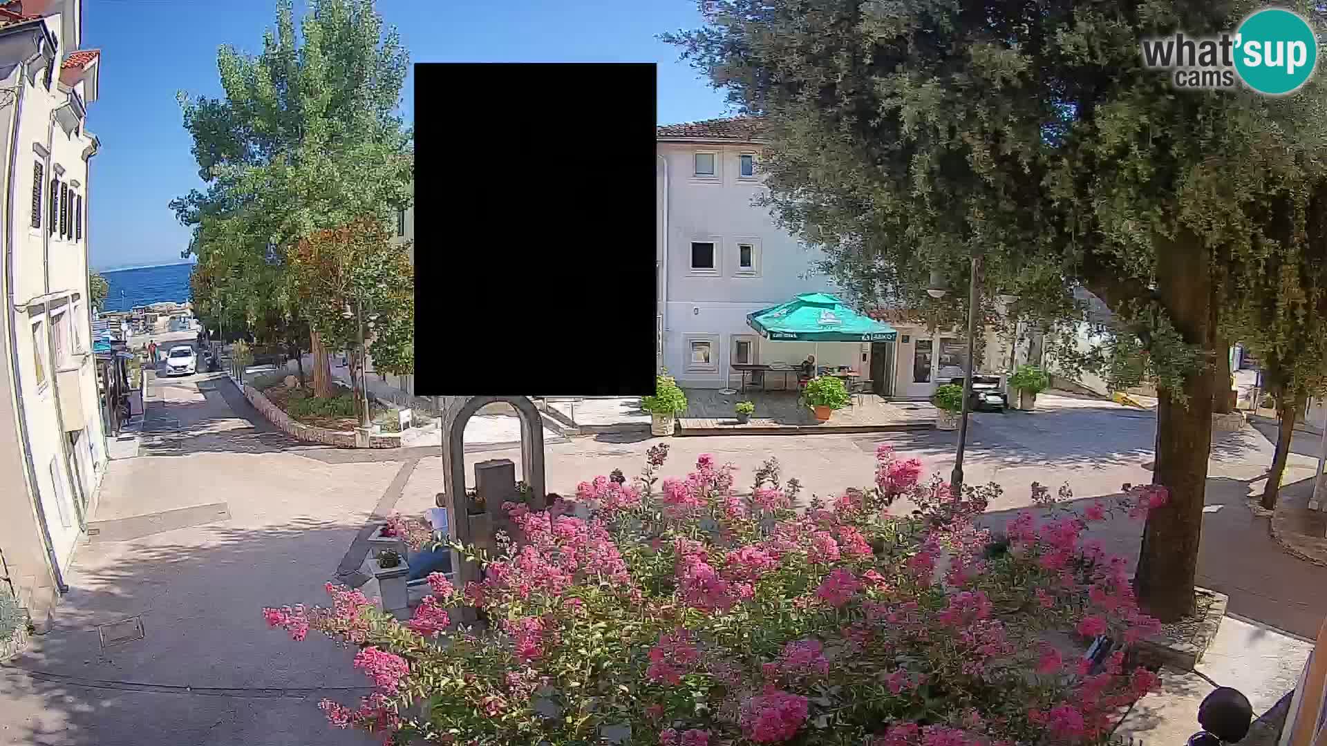 Web kamera centar Mošćeničke Drage – Pogled uživo