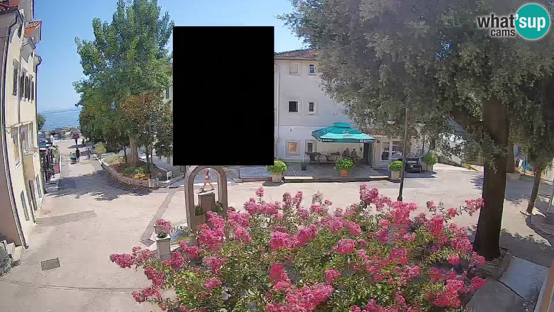 Webcam Mošćenička Draga Zentrum – Liveblick auf das Ortszentrum