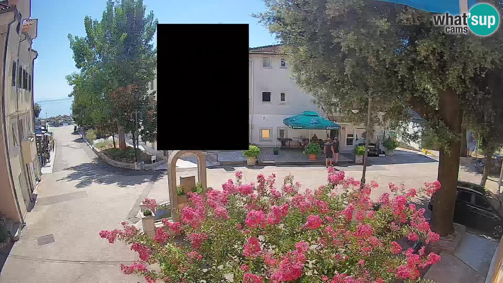 Webcam Mošćenička Draga Center – Live View of the Town Center
