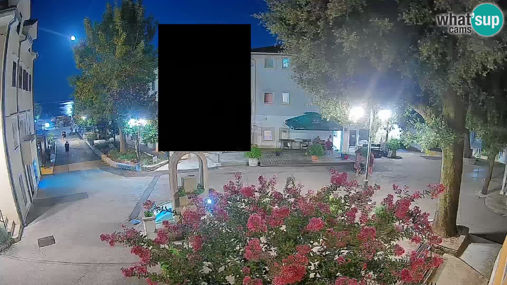 Webcam centre de Mošćenička Draga – Vue en direct du centre-ville