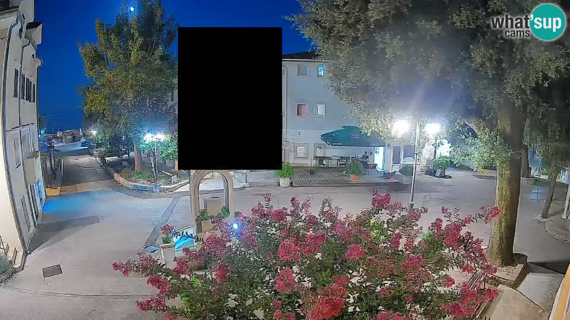 Webcam Mošćenička Draga Center – Live View of the Town Center