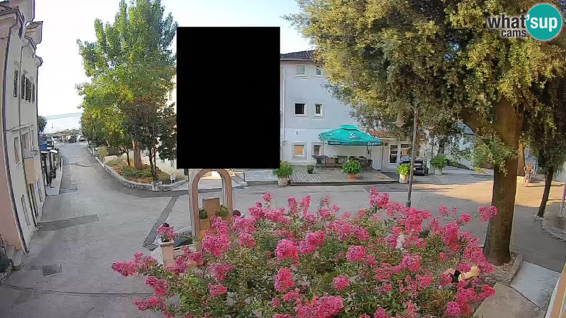 Webcam centre de Mošćenička Draga – Vue en direct du centre-ville
