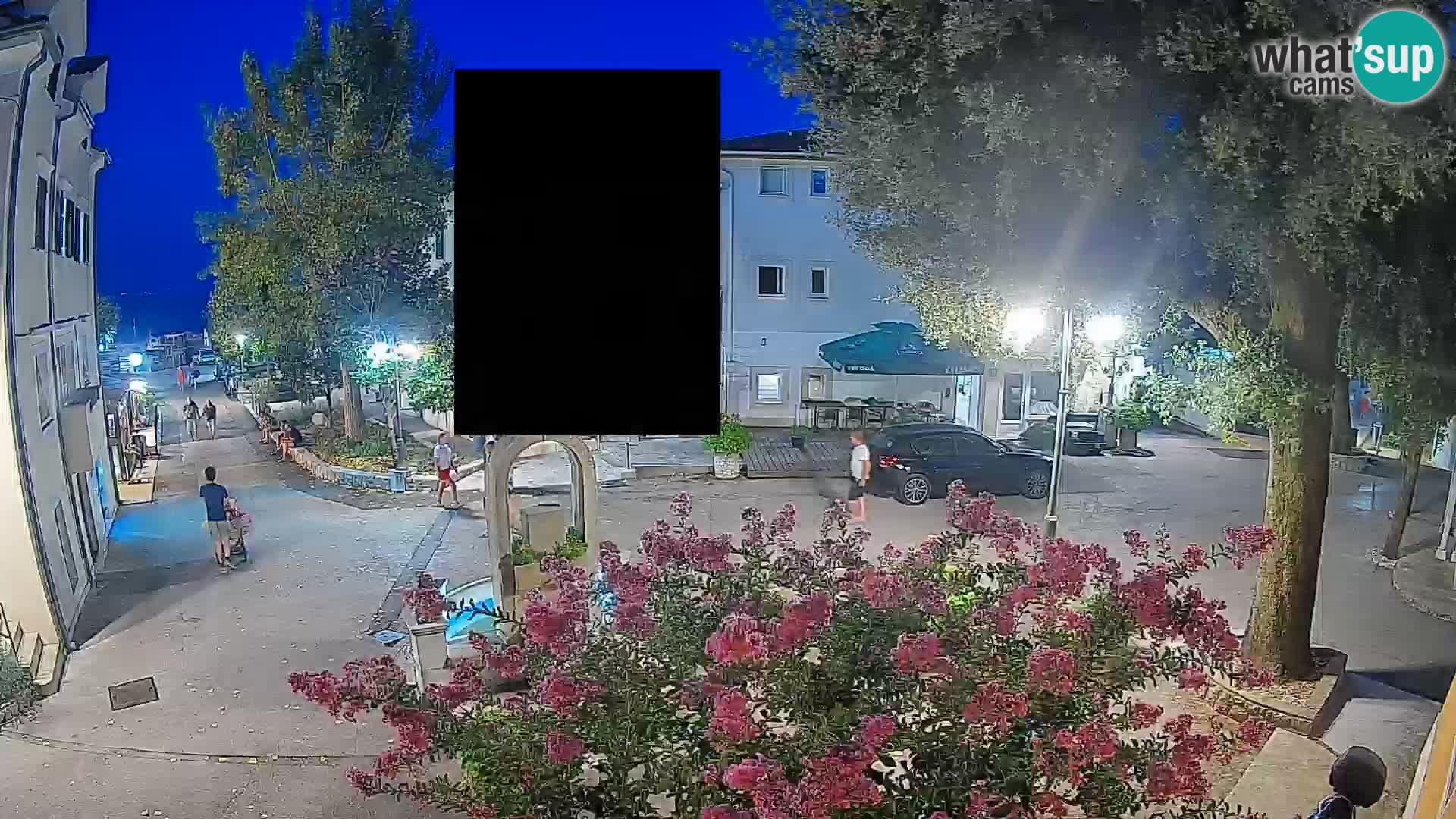 Webcam Mošćenička Draga Center – Live View of the Town Center