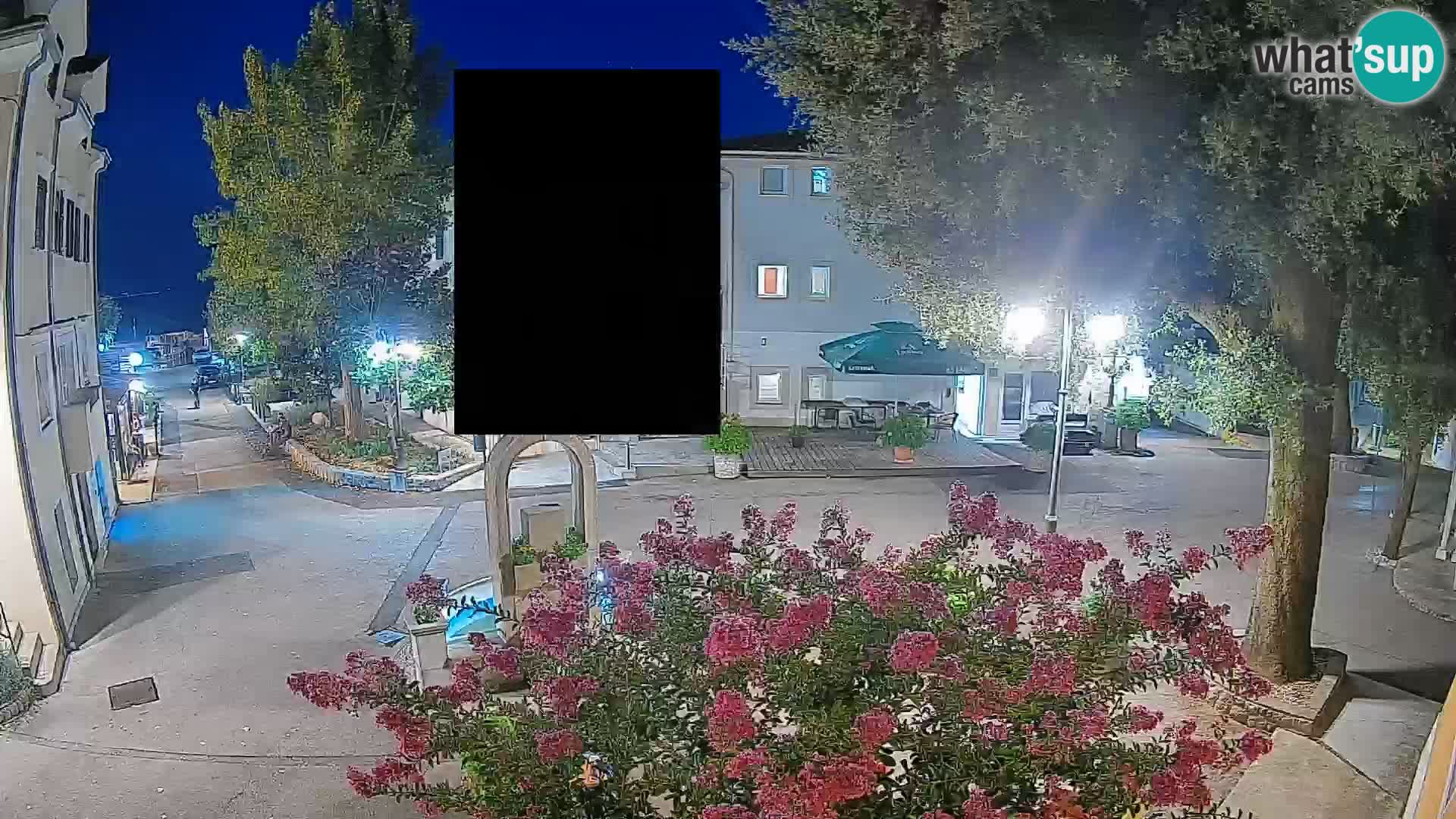 Webcam Mošćenička Draga Center – Live View of the Town Center