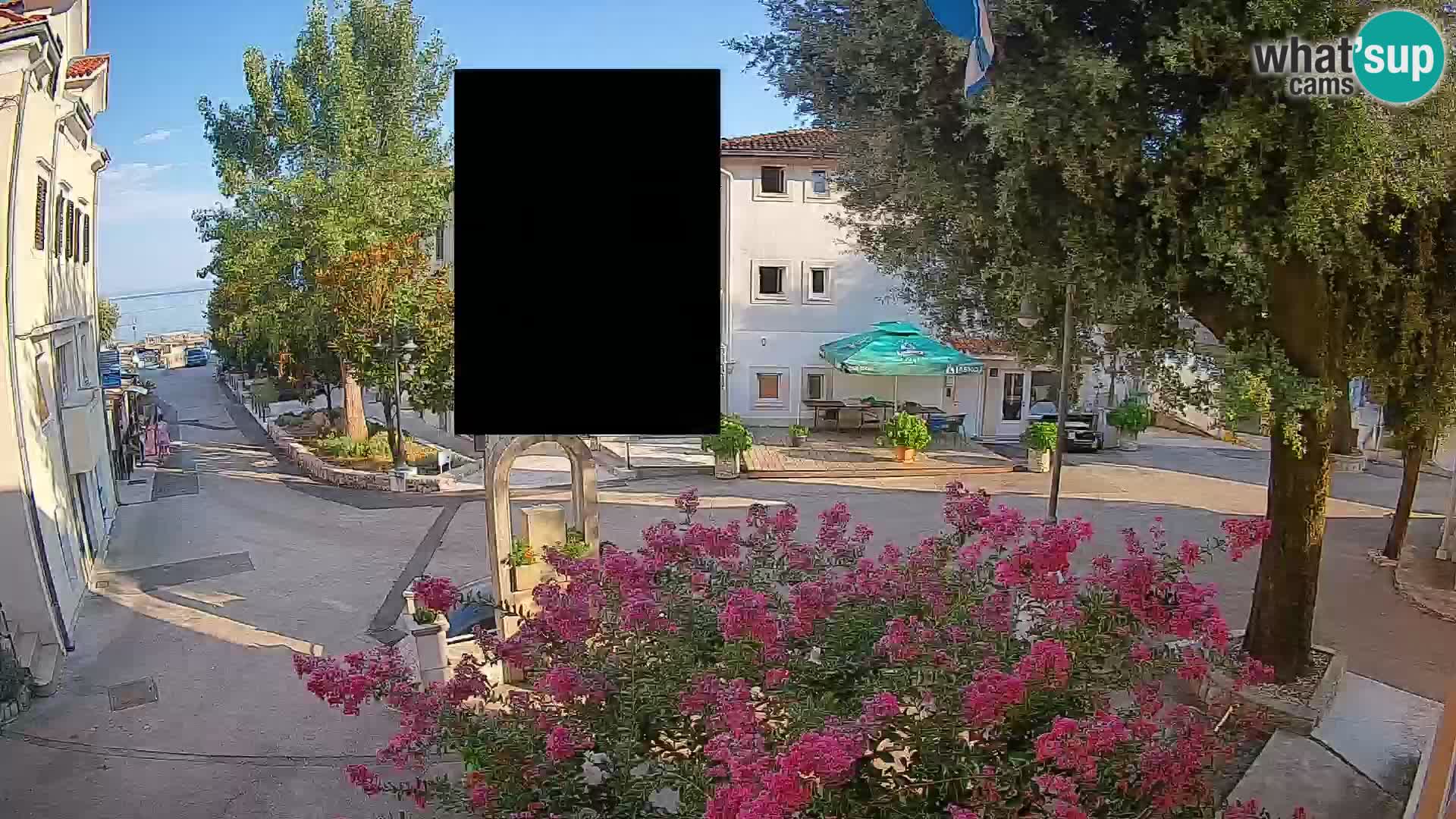 Webcam Mošćenička Draga Center – Live View of the Town Center