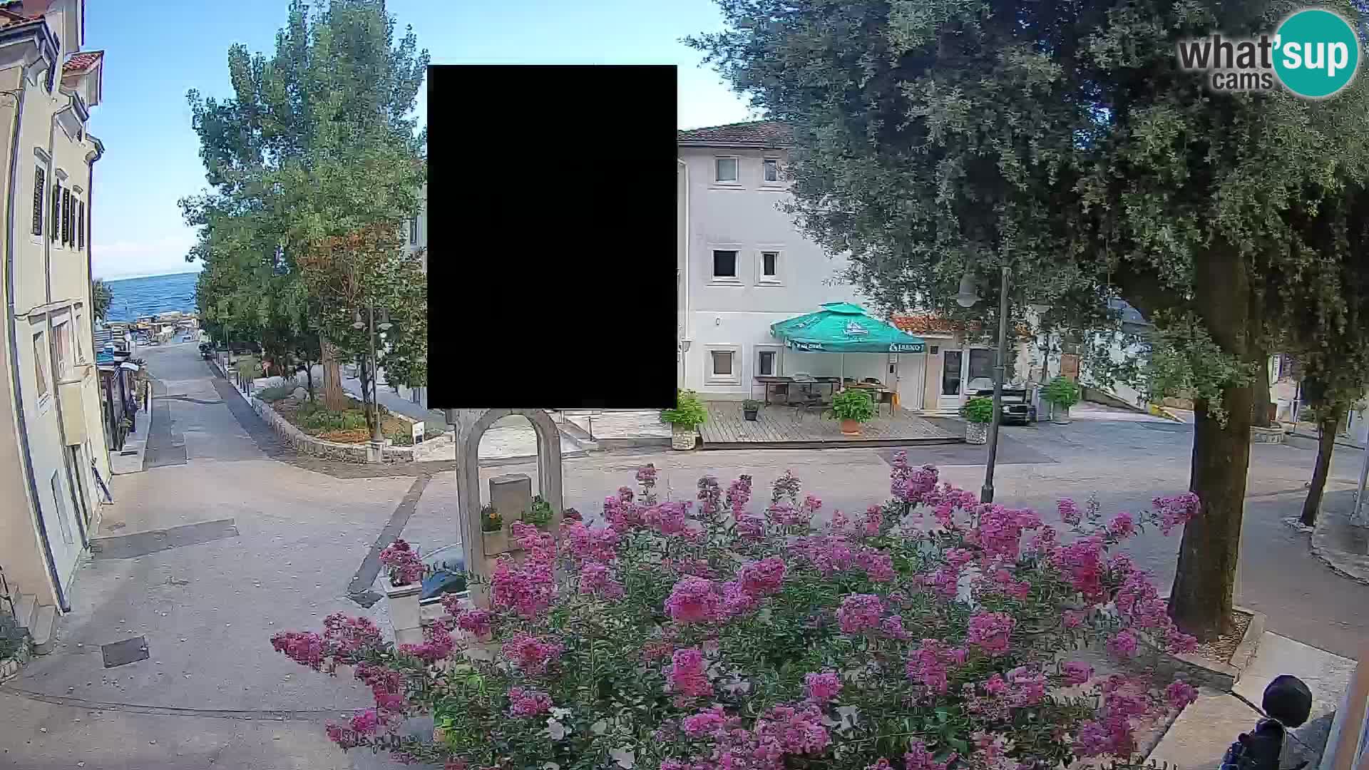 Webcam Mošćenička Draga Zentrum – Liveblick auf das Ortszentrum