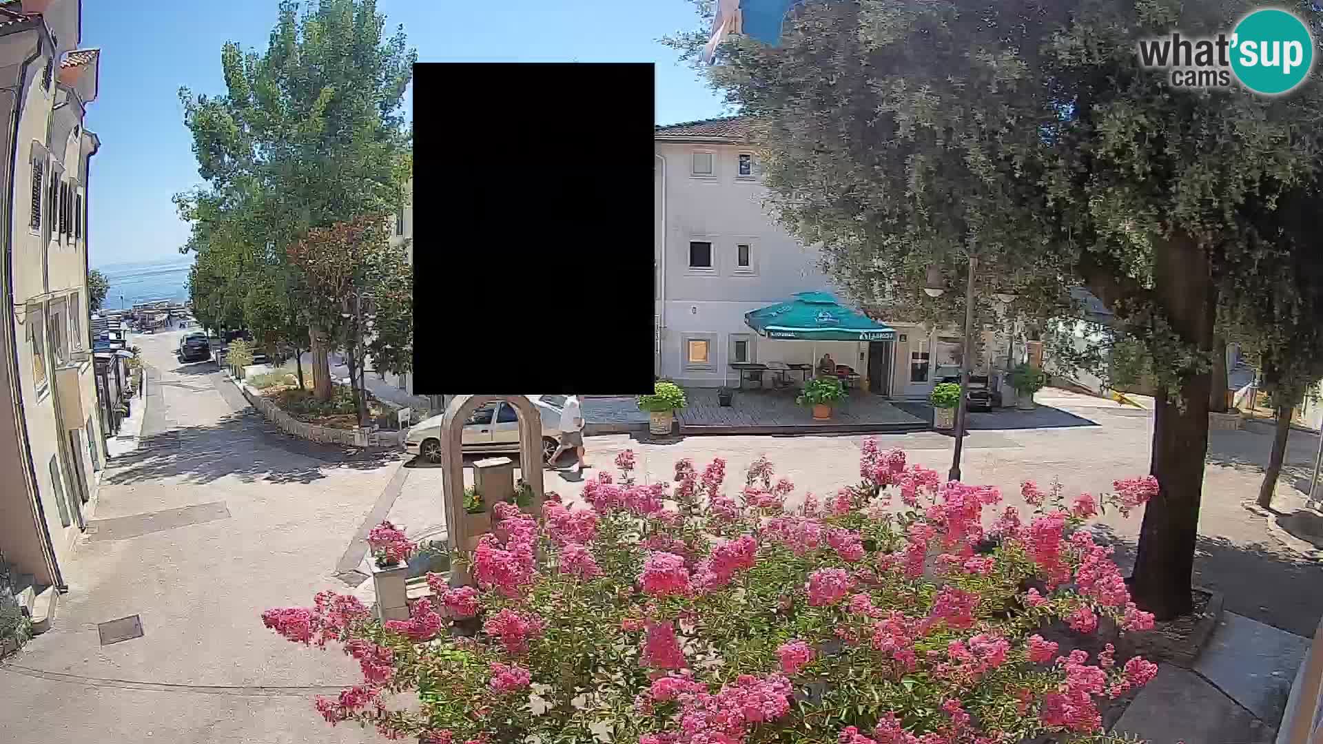 Webcam centre de Mošćenička Draga – Vue en direct du centre-ville