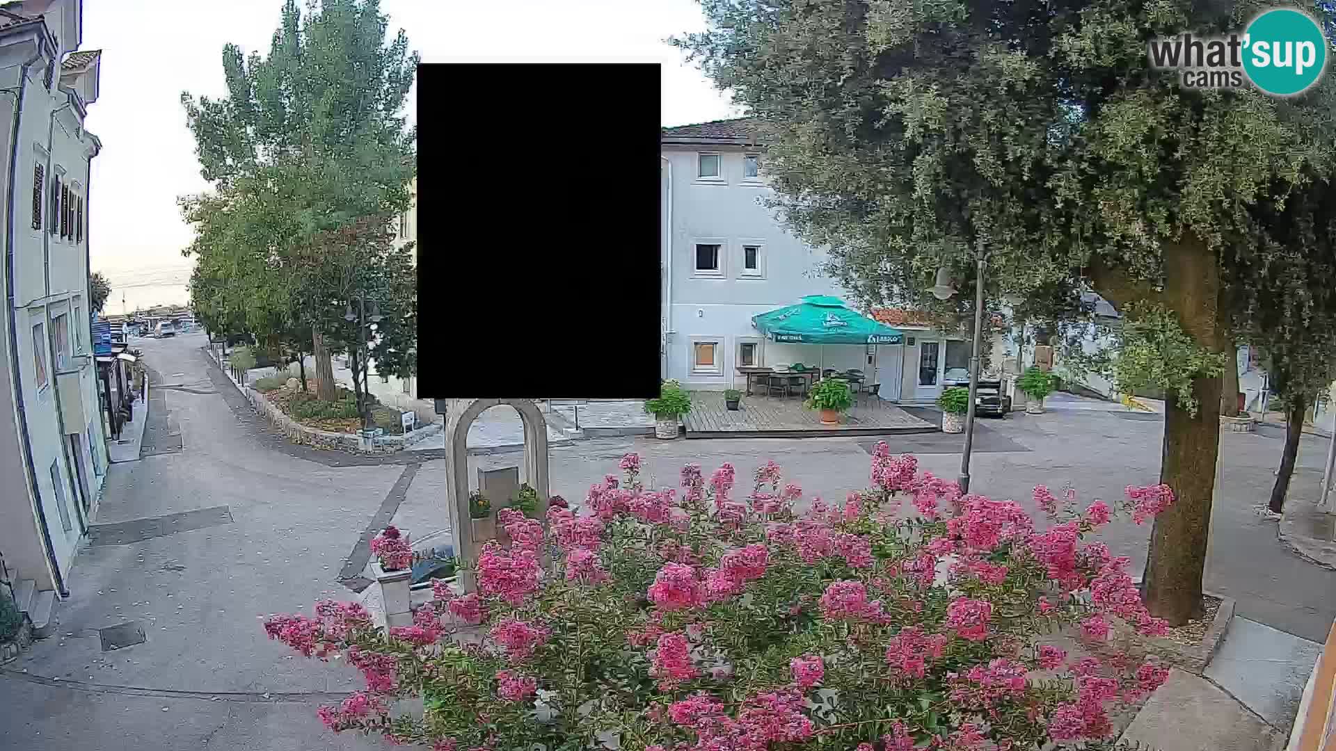 Webcam Mošćenička Draga Center – Live View of the Town Center