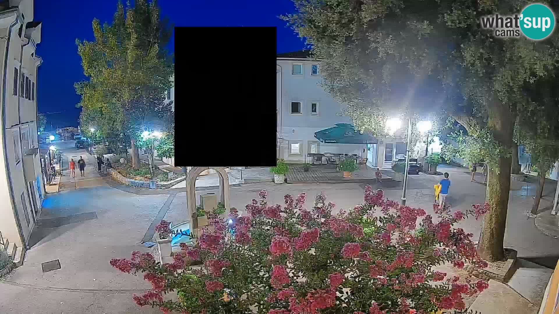 Webcam Mošćenička Draga Center – Live View of the Town Center