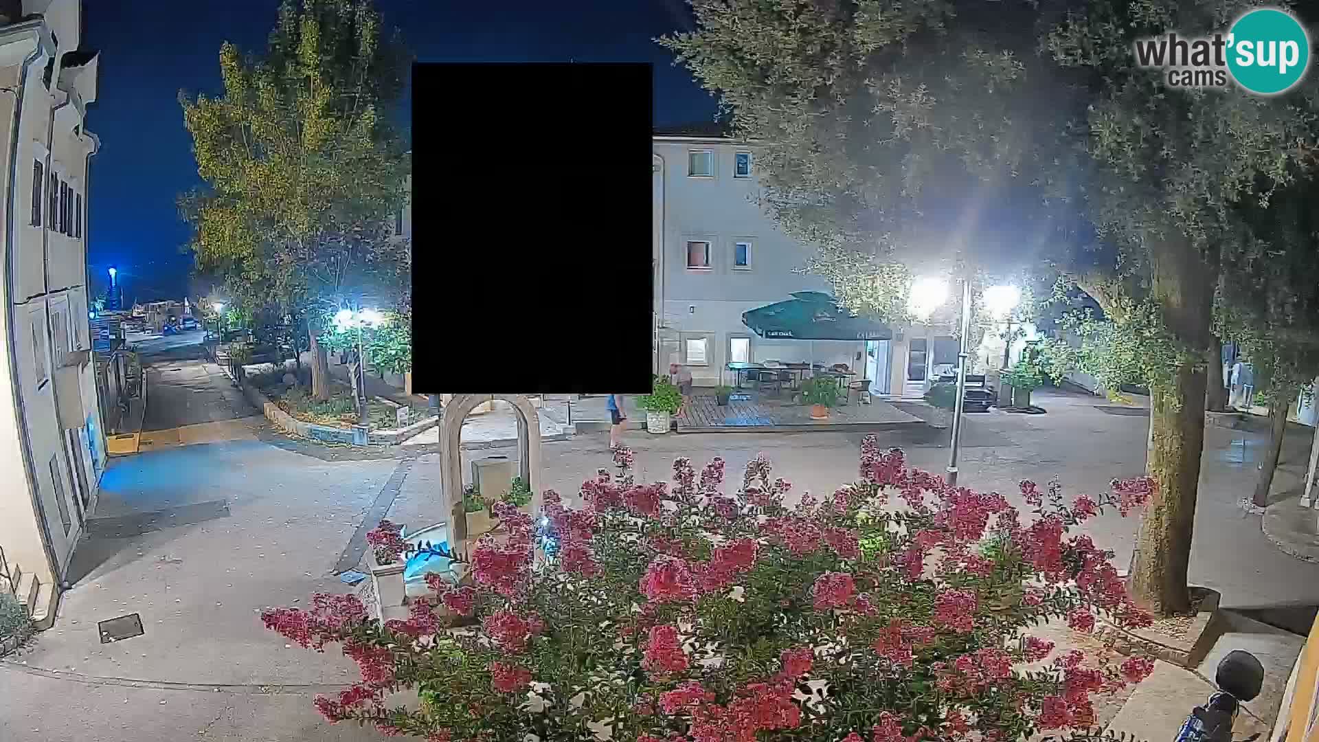 Webcam Mošćenička Draga Center – Live View of the Town Center