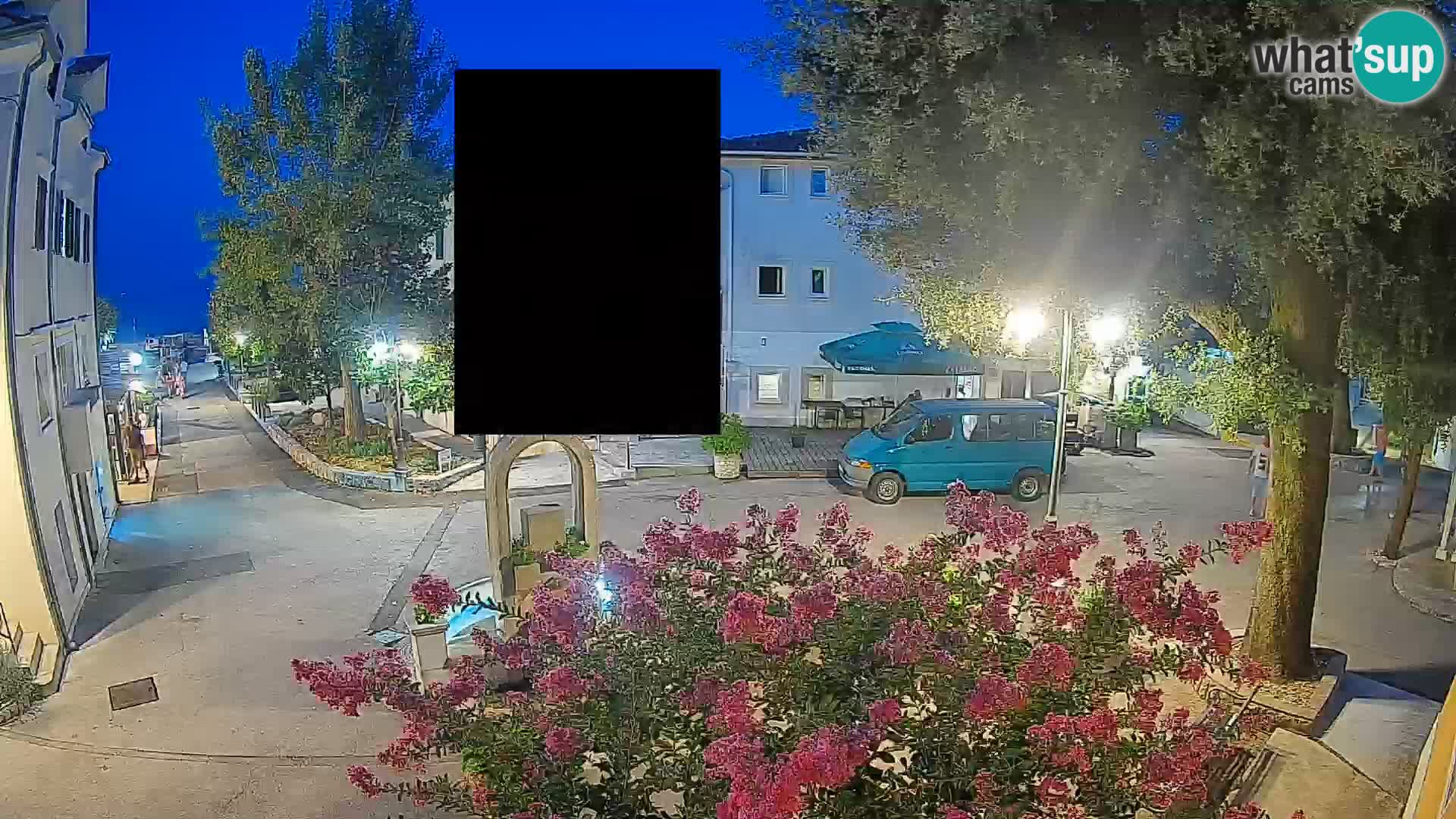 Webcam Mošćenička Draga Center – Live View of the Town Center