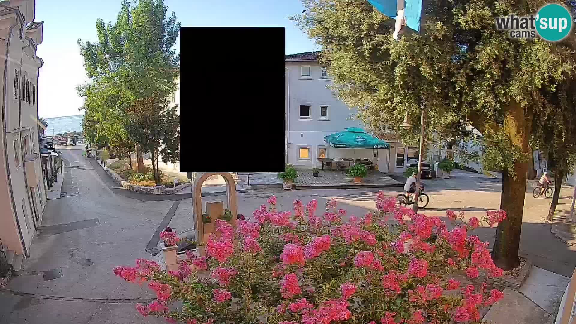 Webcam Mošćenička Draga Center – Live View of the Town Center