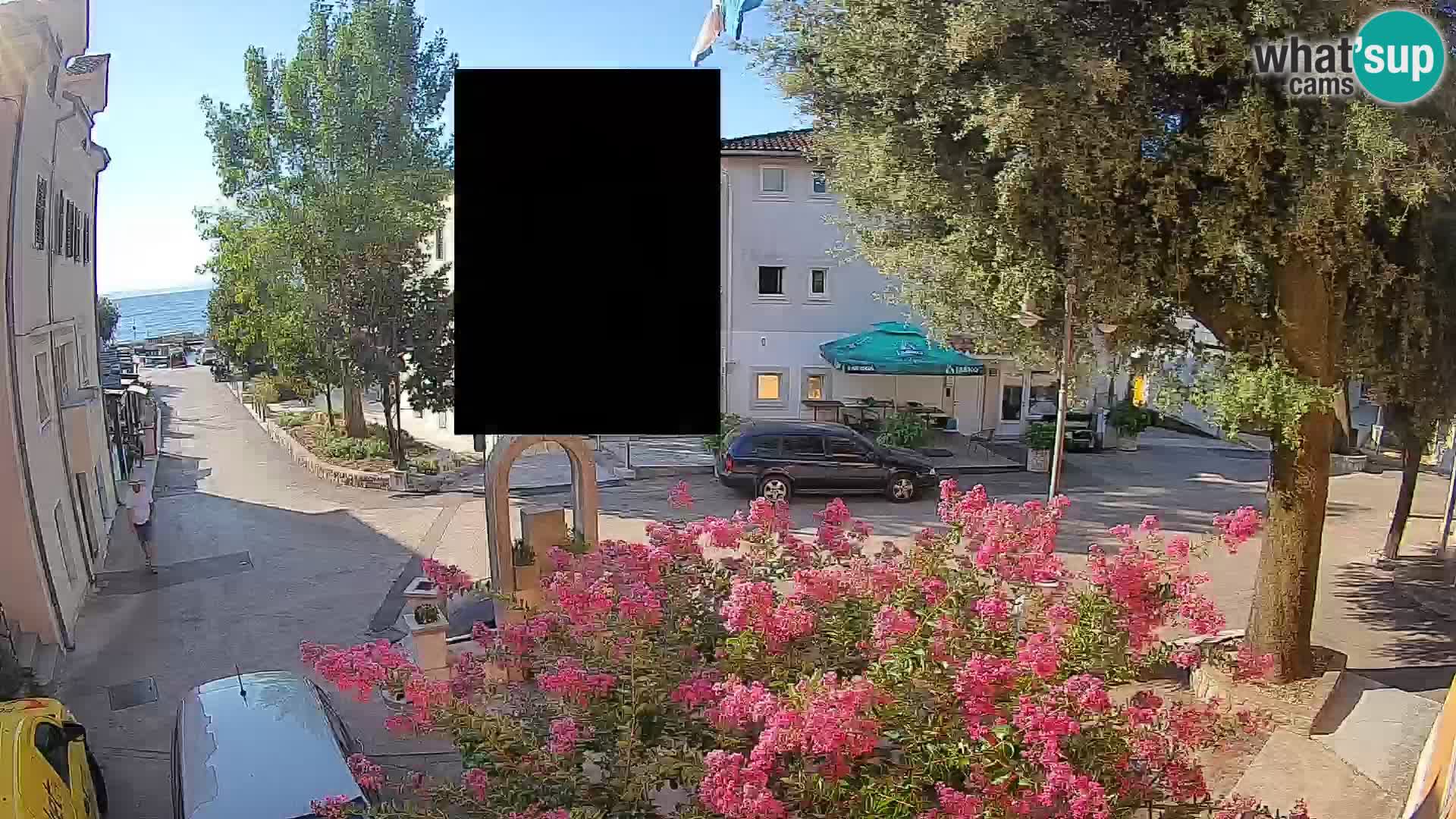 Webcam Mošćenička Draga Zentrum – Liveblick auf das Ortszentrum