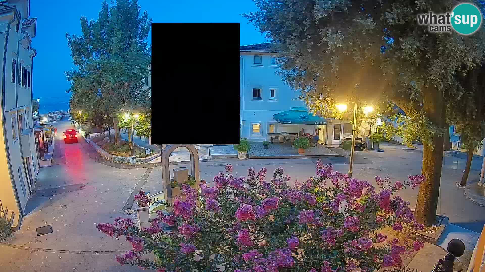 Webcam Centro Draga di Moschiena – Vista live sul centro
