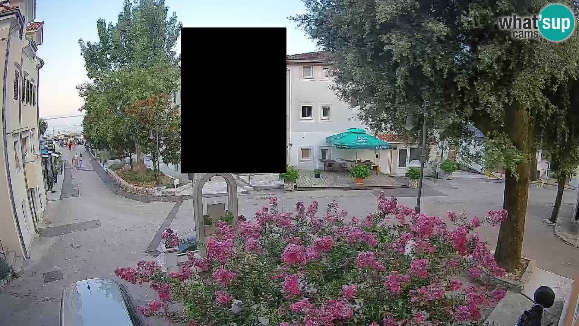 Webcam centre de Mošćenička Draga – Vue en direct du centre-ville