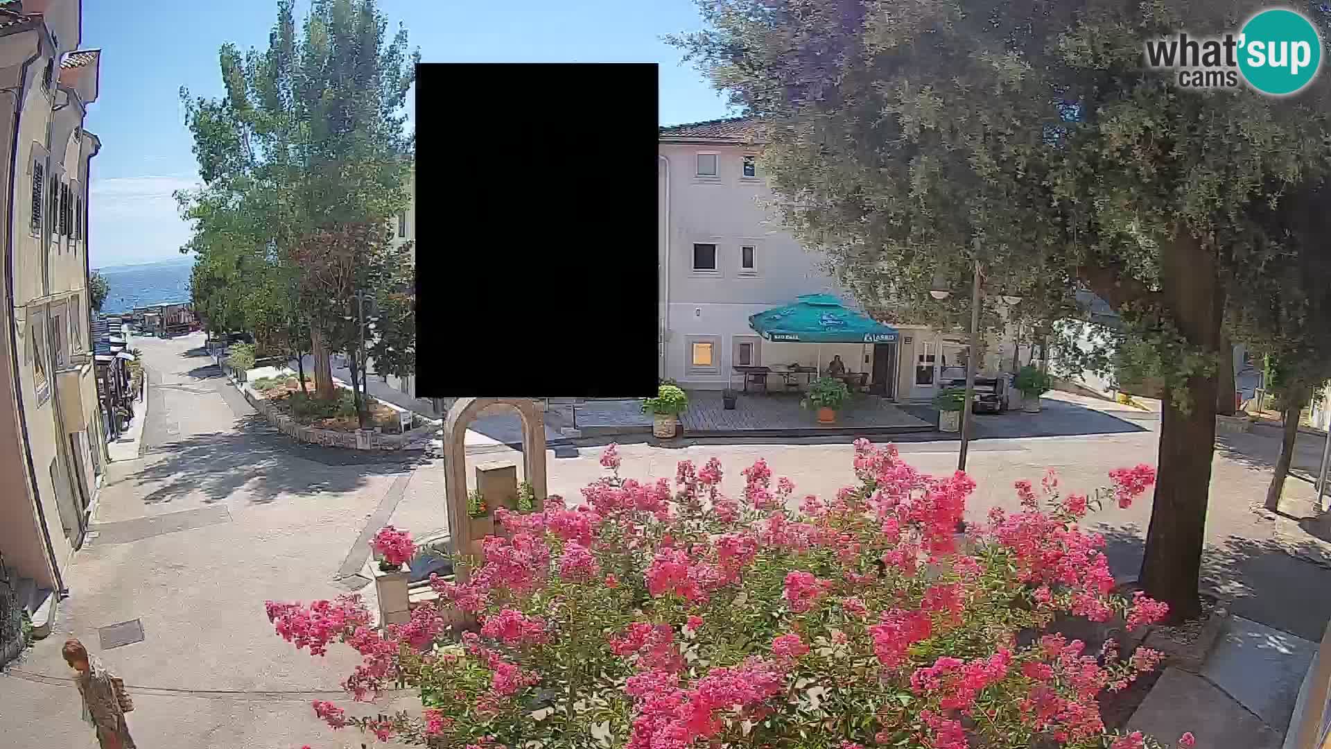 Webcam centre de Mošćenička Draga – Vue en direct du centre-ville