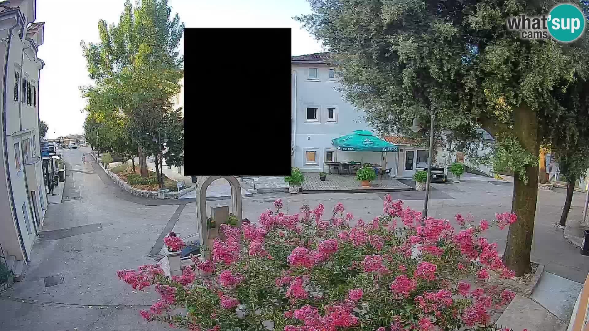 Webcam Mošćenička Draga Center – Live View of the Town Center