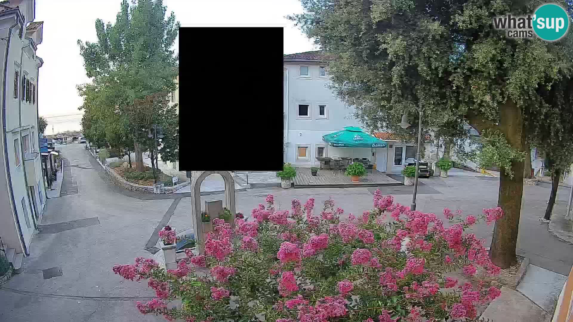 Webcam centre de Mošćenička Draga – Vue en direct du centre-ville