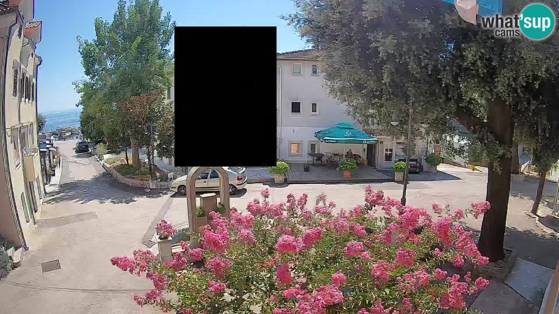 Webcam Mošćenička Draga Zentrum – Liveblick auf das Ortszentrum