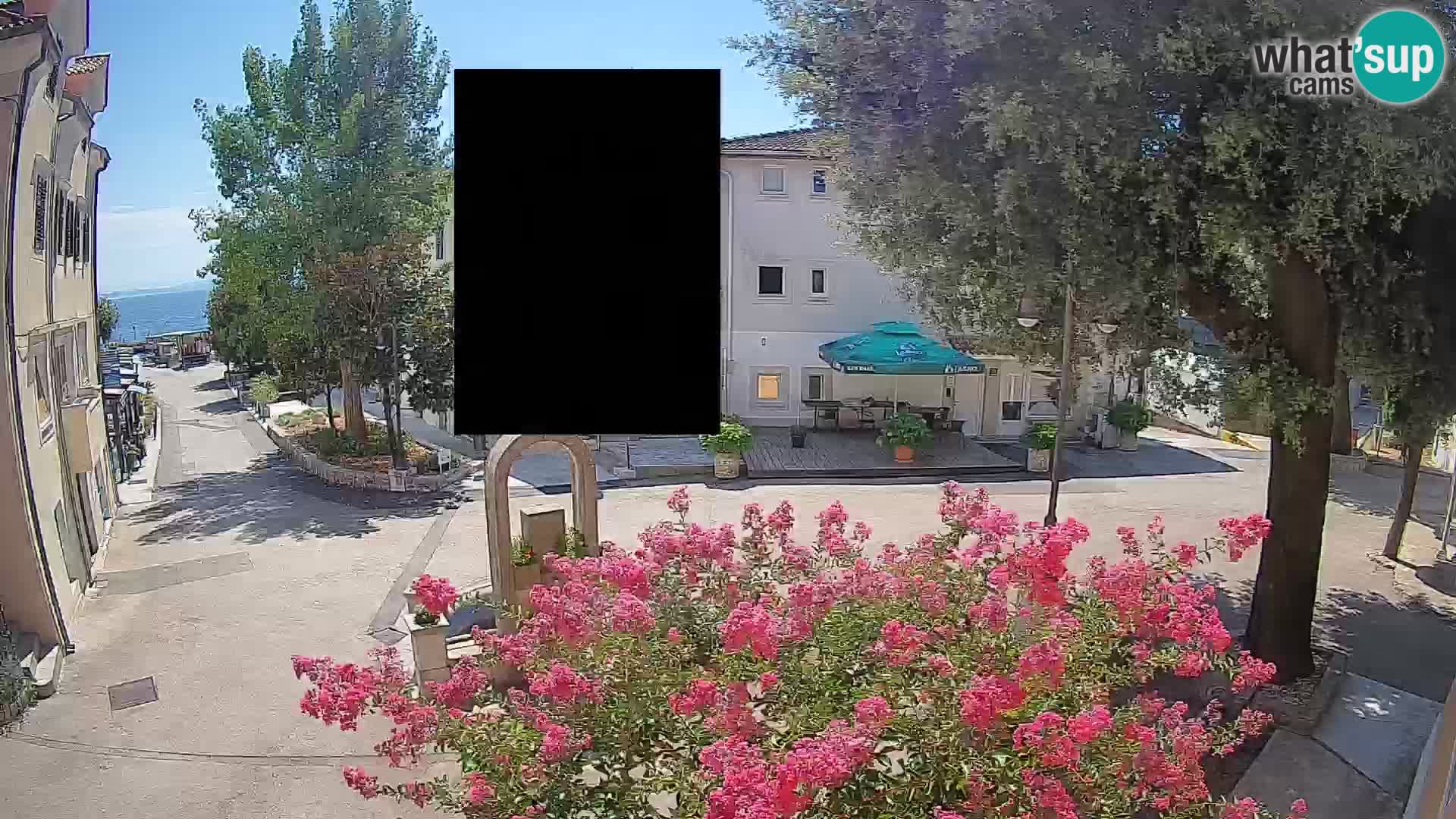 Webcam Centre de Mošćenička Draga – Vue en direct du centre-ville