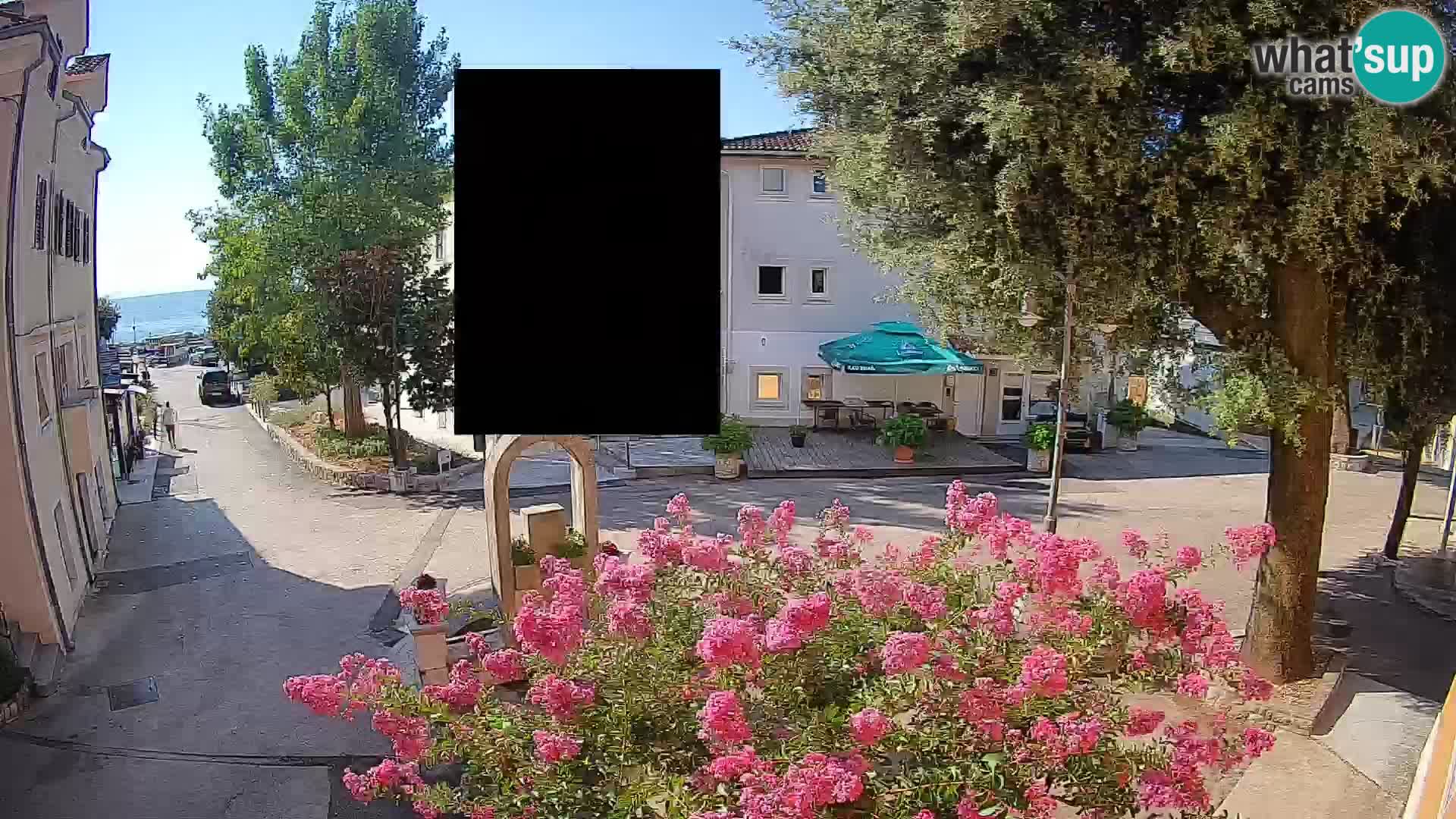 Webcam Centro Draga di Moschiena – Vista live sul centro