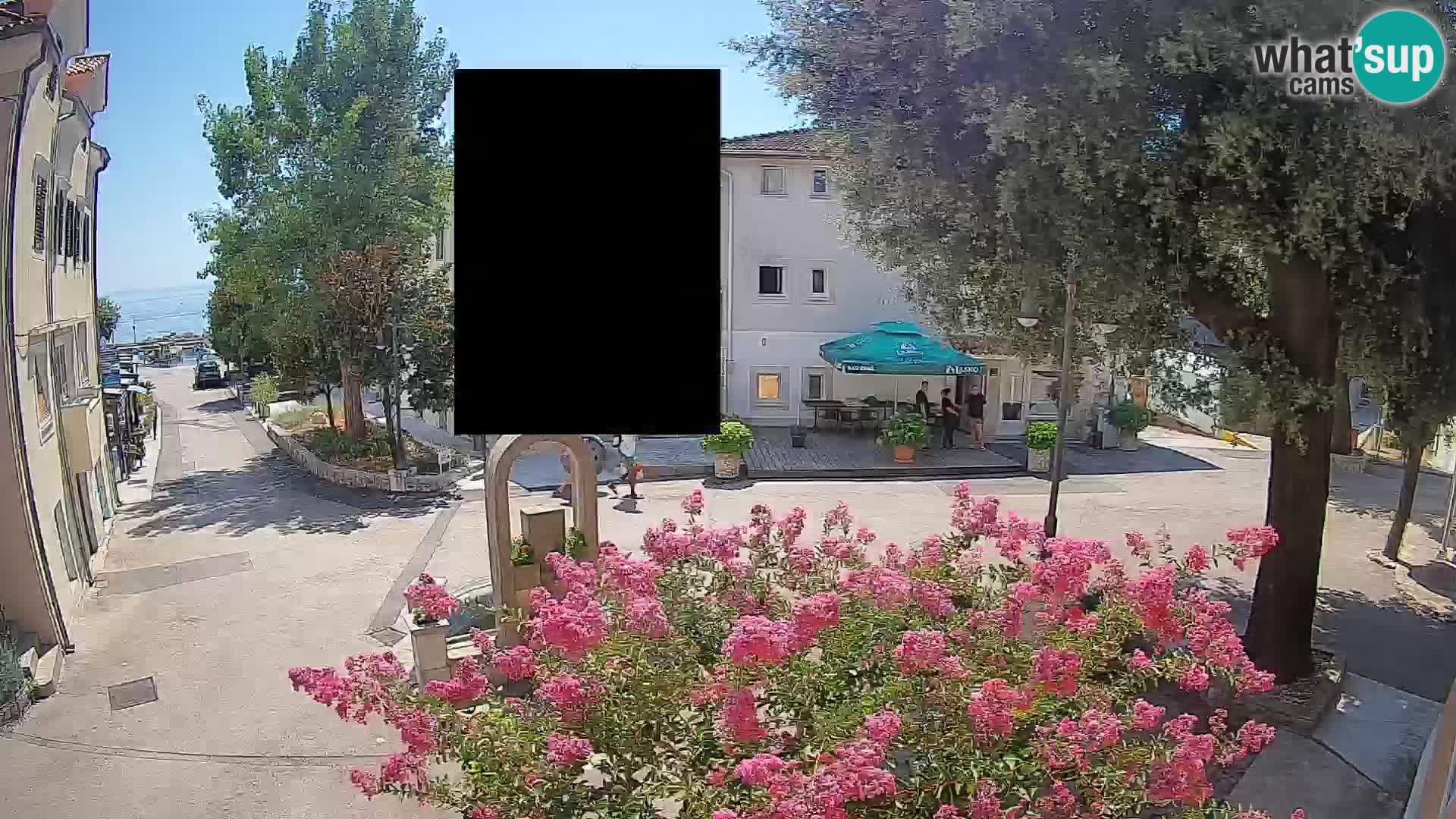 Webcam Mošćenička Draga Zentrum – Liveblick auf das Ortszentrum