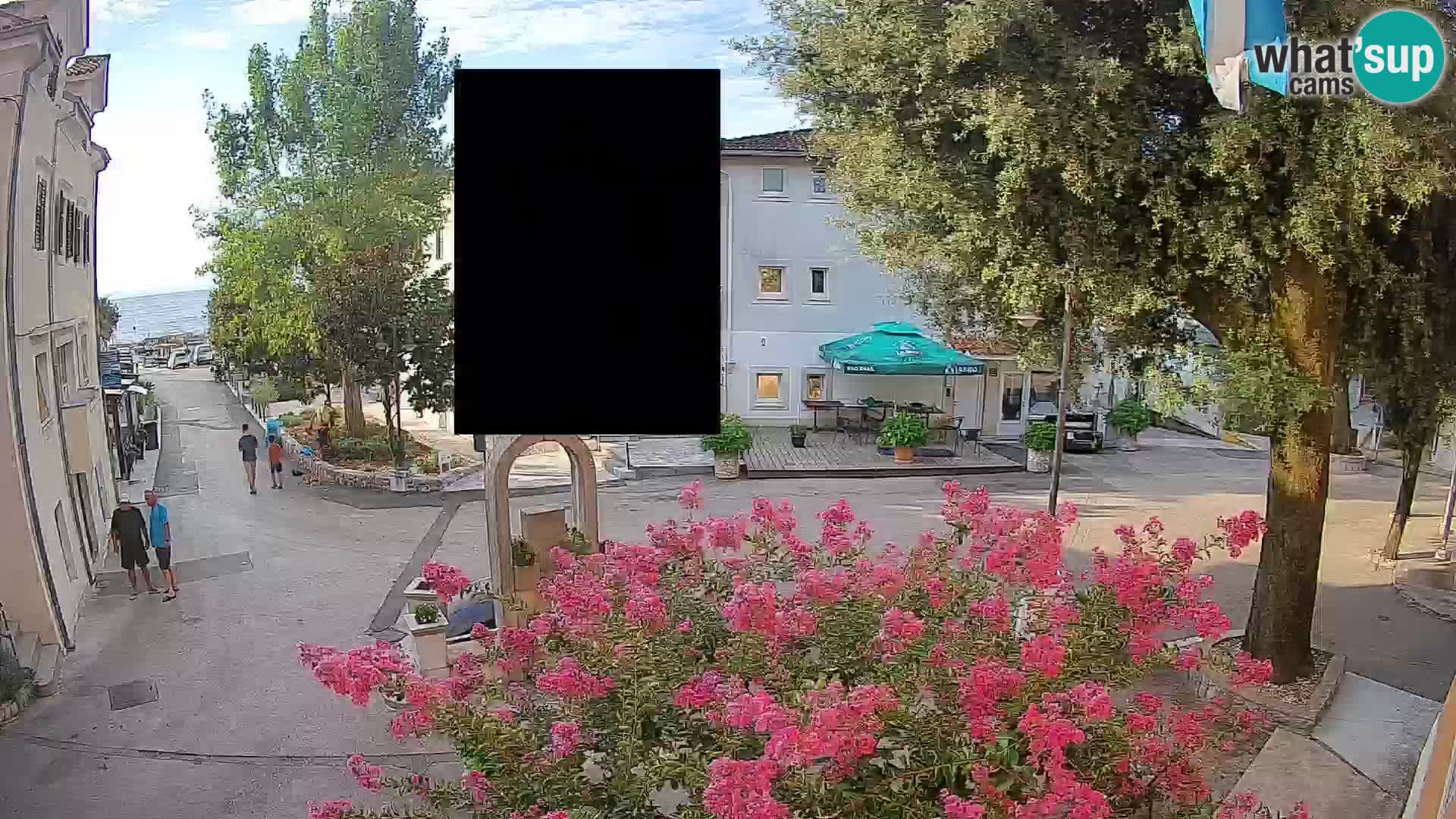Webcam Mošćenička Draga Zentrum – Liveblick auf das Ortszentrum