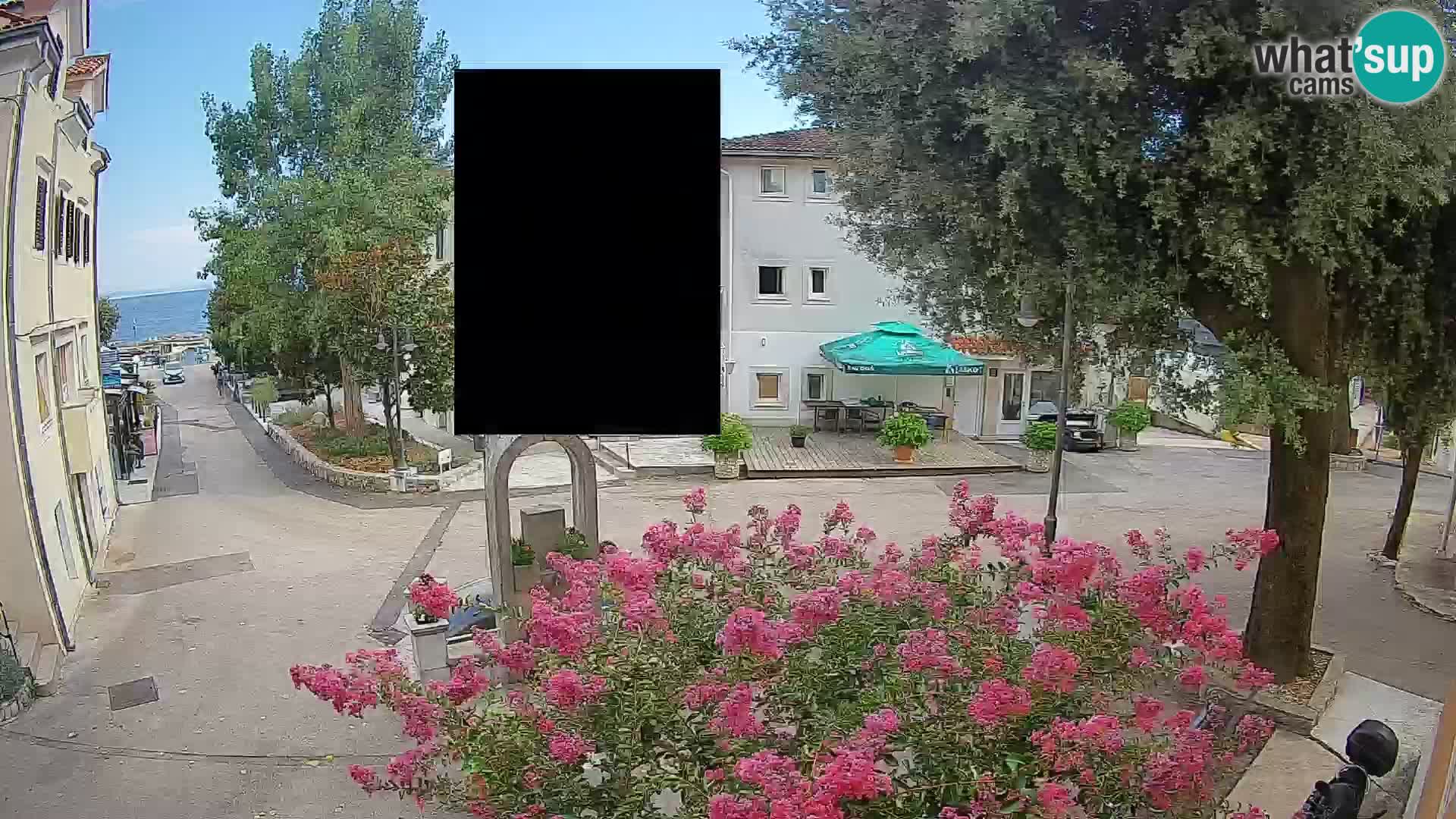 Webcam Centro Draga di Moschiena – Vista live sul centro