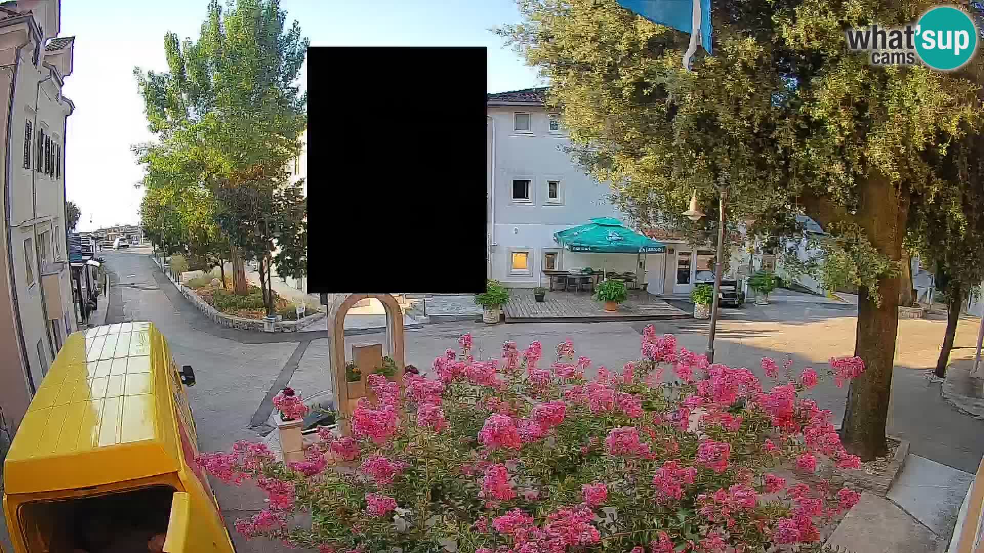 Webcam Centro Draga di Moschiena – Vista live sul centro