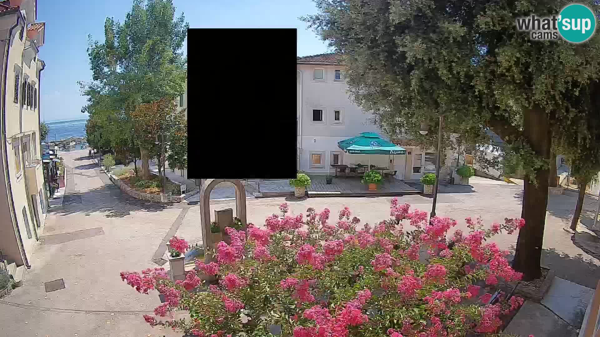 Webcam Centre de Mošćenička Draga – Vue en direct du centre-ville