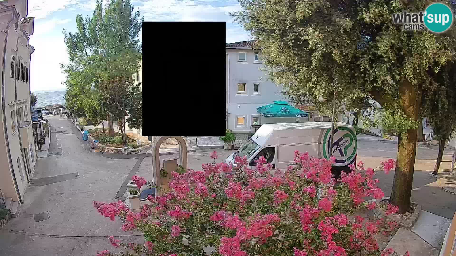Webcam Centro Draga di Moschiena – Vista live sul centro