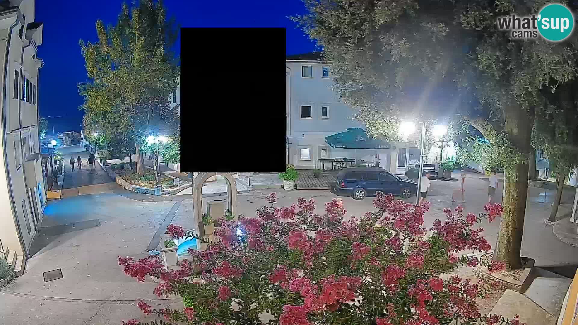 Webcam Centre de Mošćenička Draga – Vue en direct du centre-ville