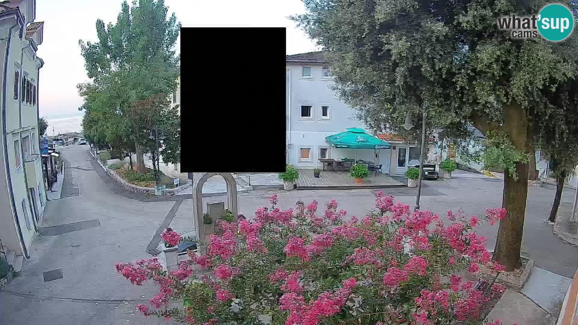 Webcam centre de Mošćenička Draga – Vue en direct du centre-ville