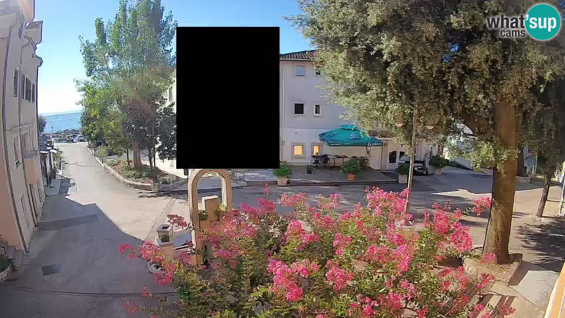 Webcam Mošćenička Draga Zentrum – Liveblick auf das Ortszentrum
