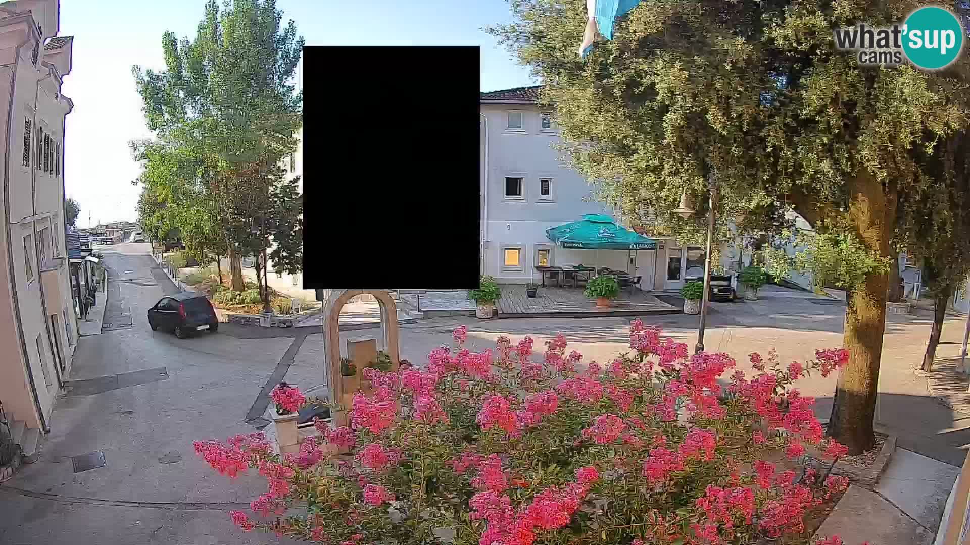 Webcam Centre de Mošćenička Draga – Vue en direct du centre-ville