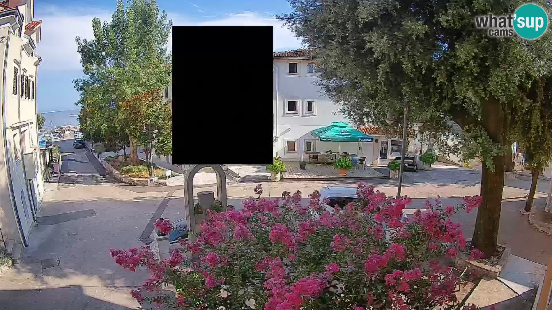 Webcam Centro Draga di Moschiena – Vista live sul centro