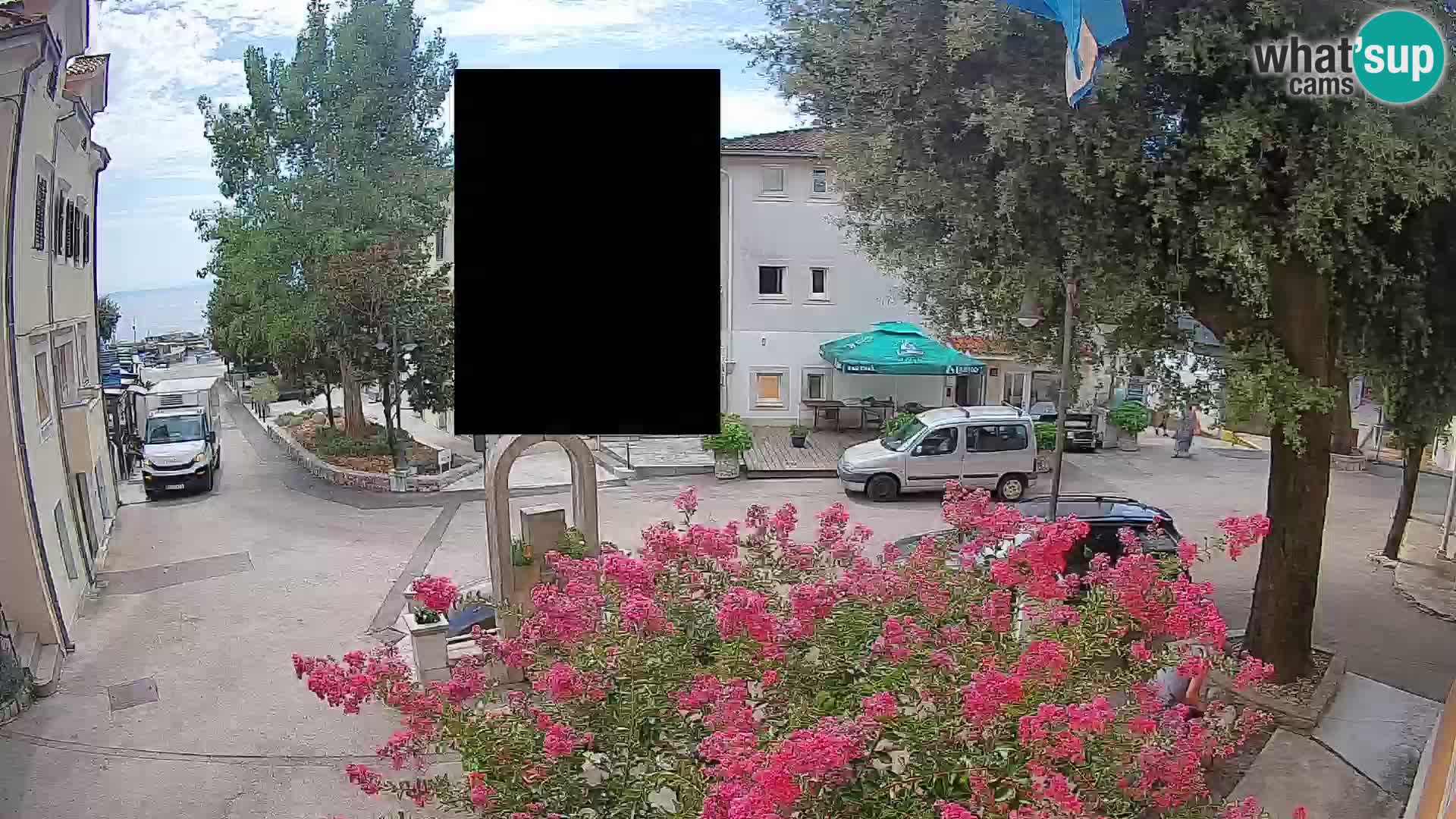 Webcam Centro Draga di Moschiena – Vista live sul centro