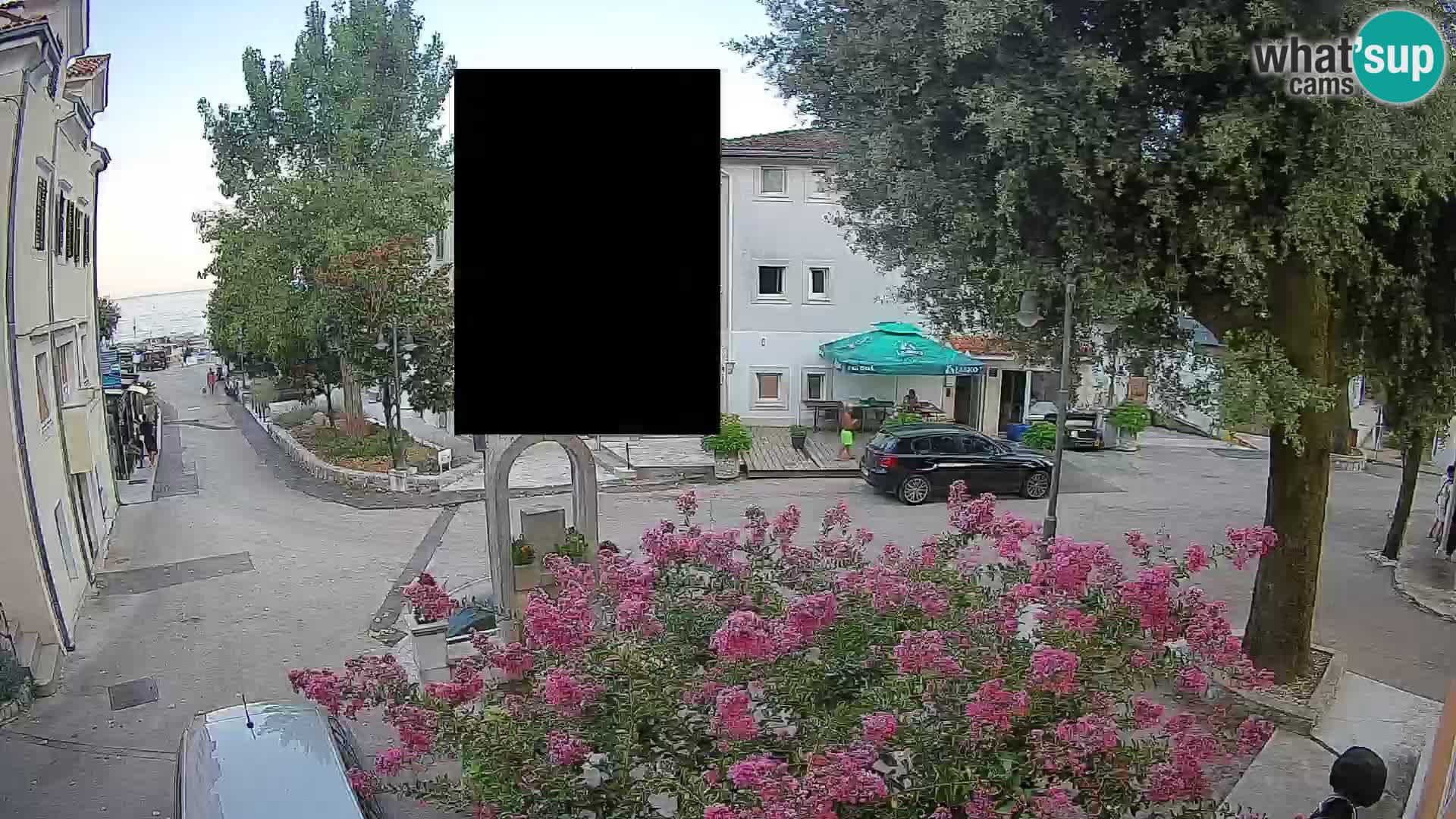 Webcam Mošćenička Draga Zentrum – Liveblick auf das Ortszentrum