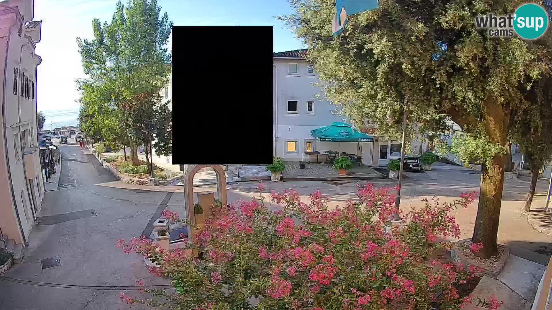 Webcam Mošćenička Draga Center – Live View of the Town Center