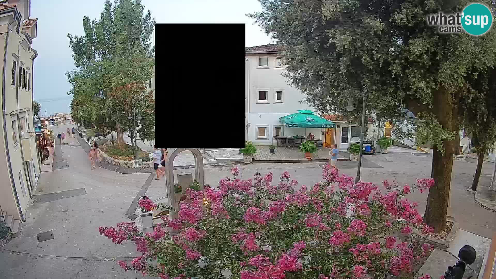 Webcam Mošćenička Draga Zentrum – Liveblick auf das Ortszentrum
