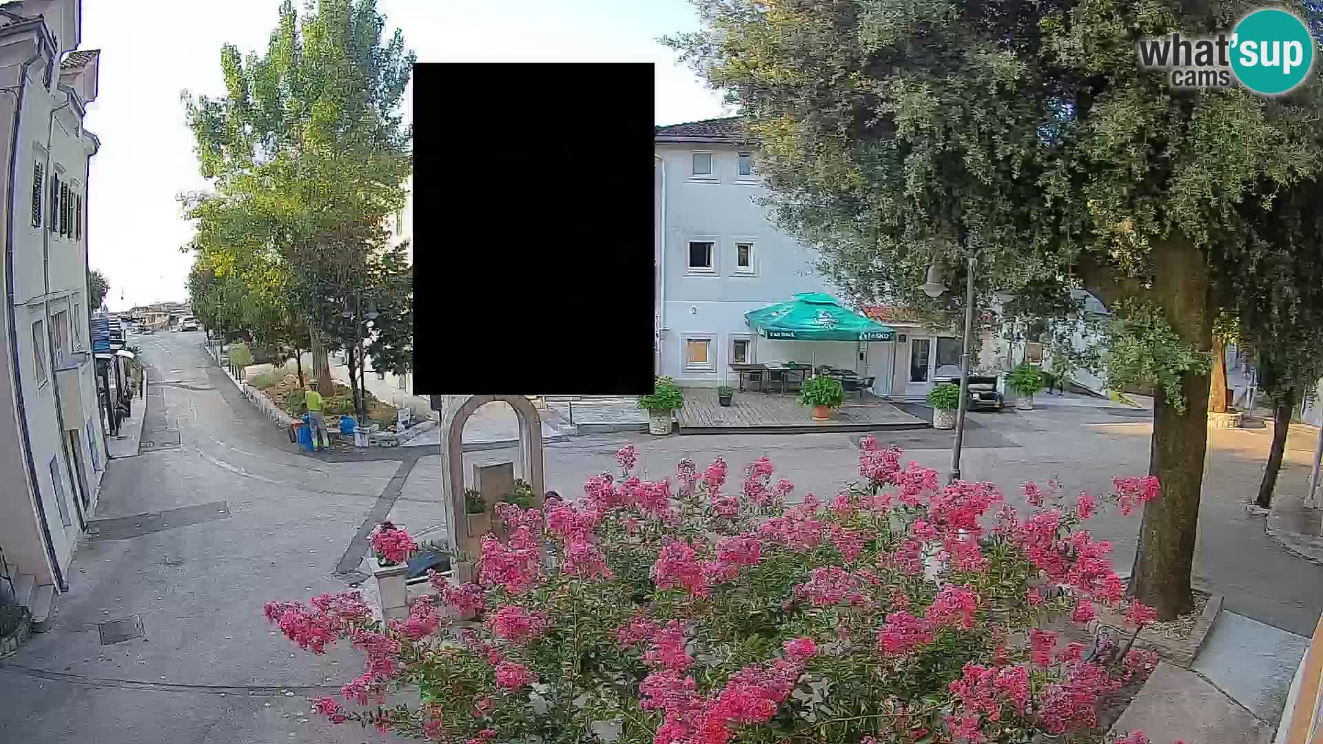 Webcam centre de Mošćenička Draga – Vue en direct du centre-ville