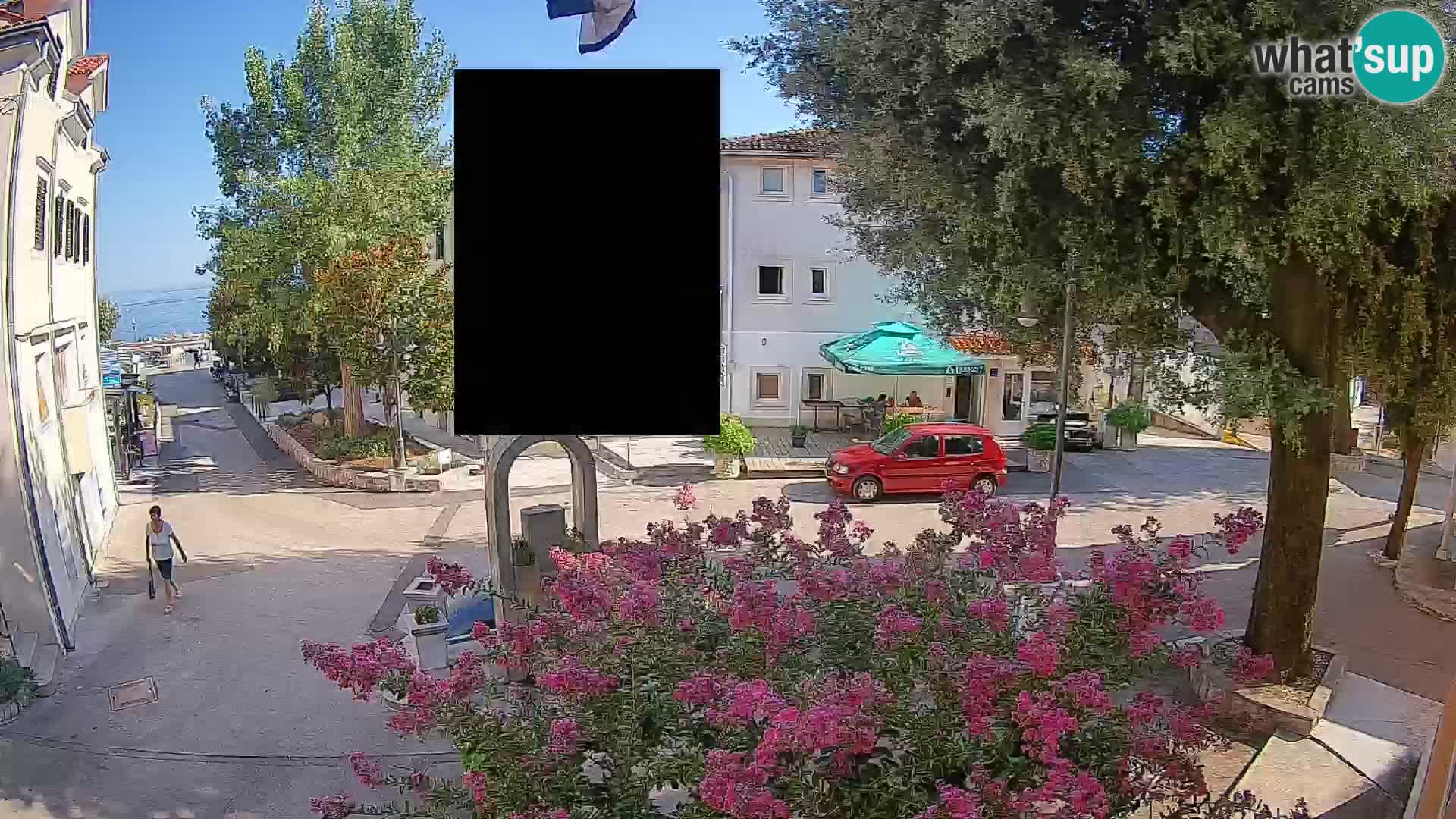 Webcam Centro Draga di Moschiena – Vista live sul centro