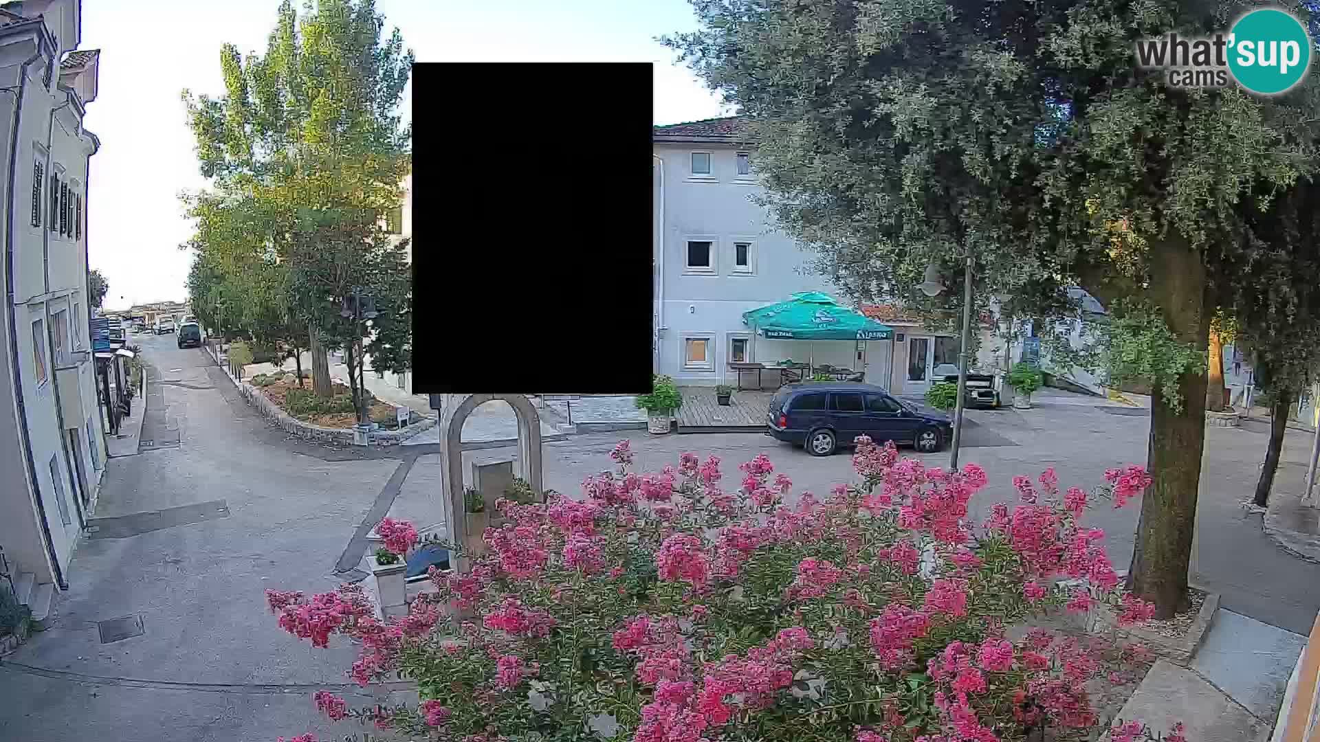 Webcam Centre de Mošćenička Draga – Vue en direct du centre-ville