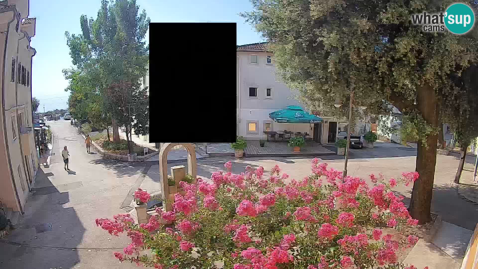 Webcam Centre de Mošćenička Draga – Vue en direct du centre-ville