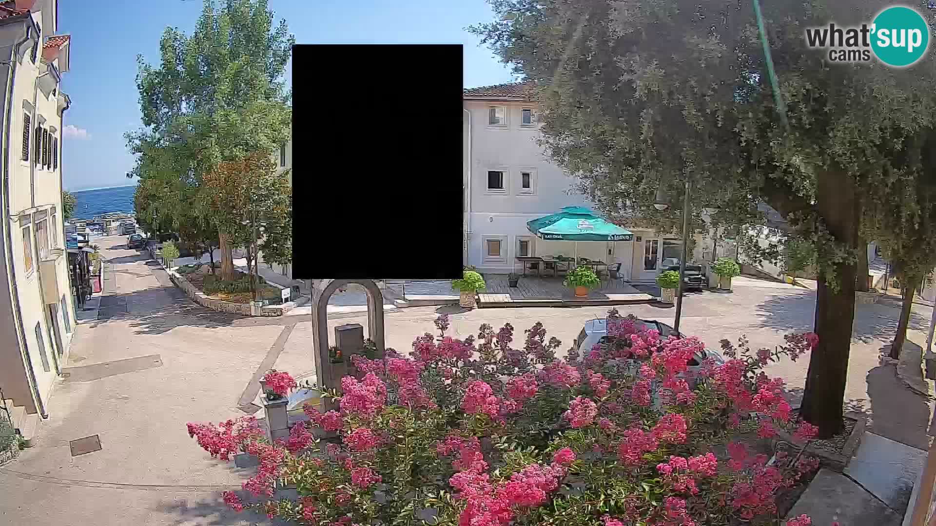 Webcam Mošćenička Draga Zentrum – Liveblick auf das Ortszentrum