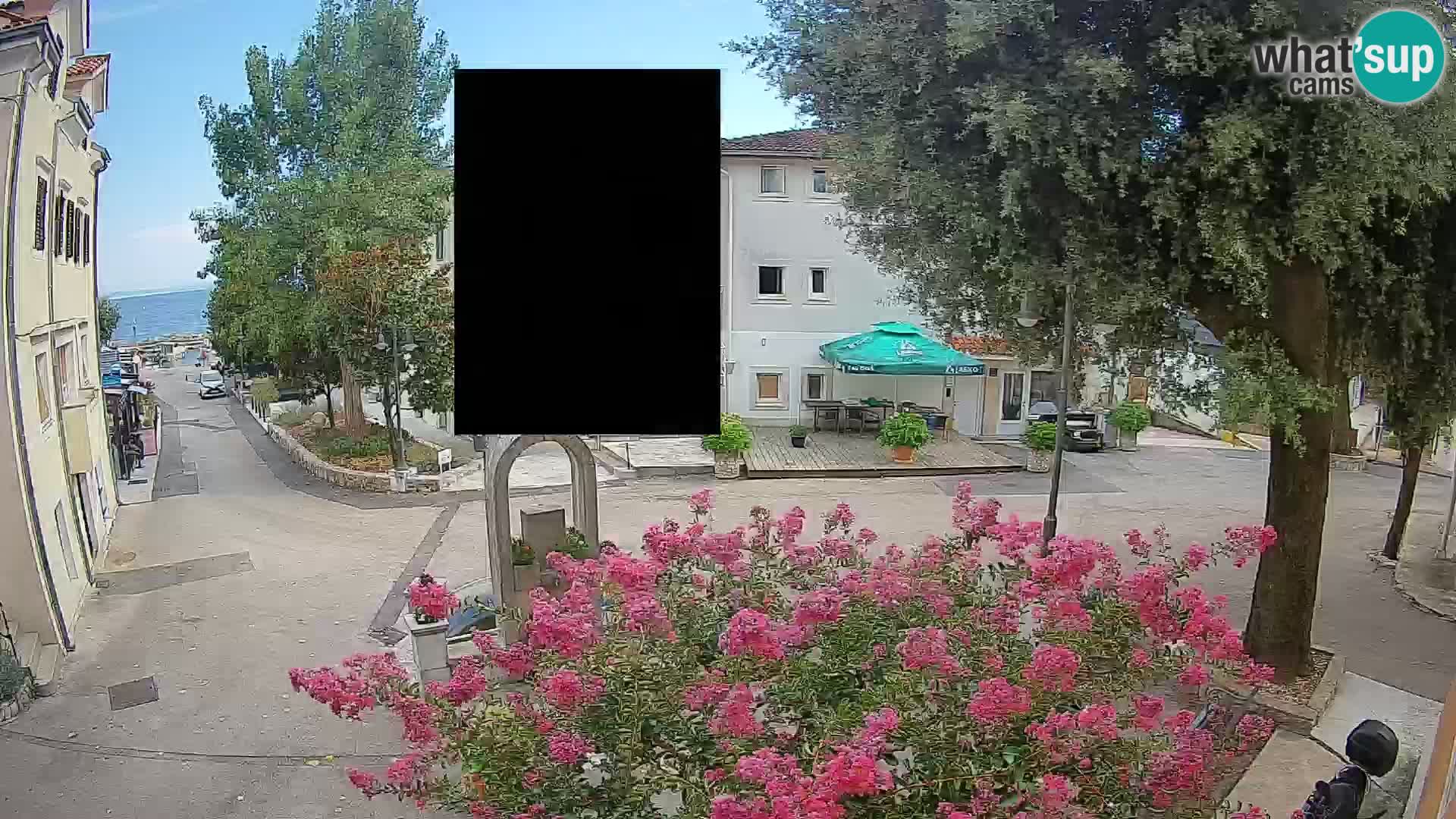 Webcam Mošćenička Draga Zentrum – Liveblick auf das Ortszentrum