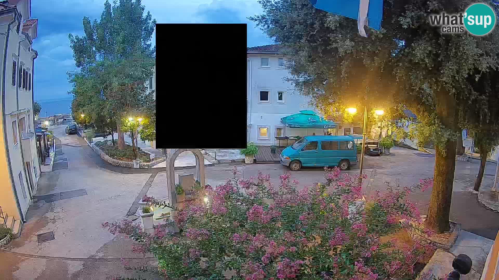 Webcam Centro Draga di Moschiena – Vista live sul centro