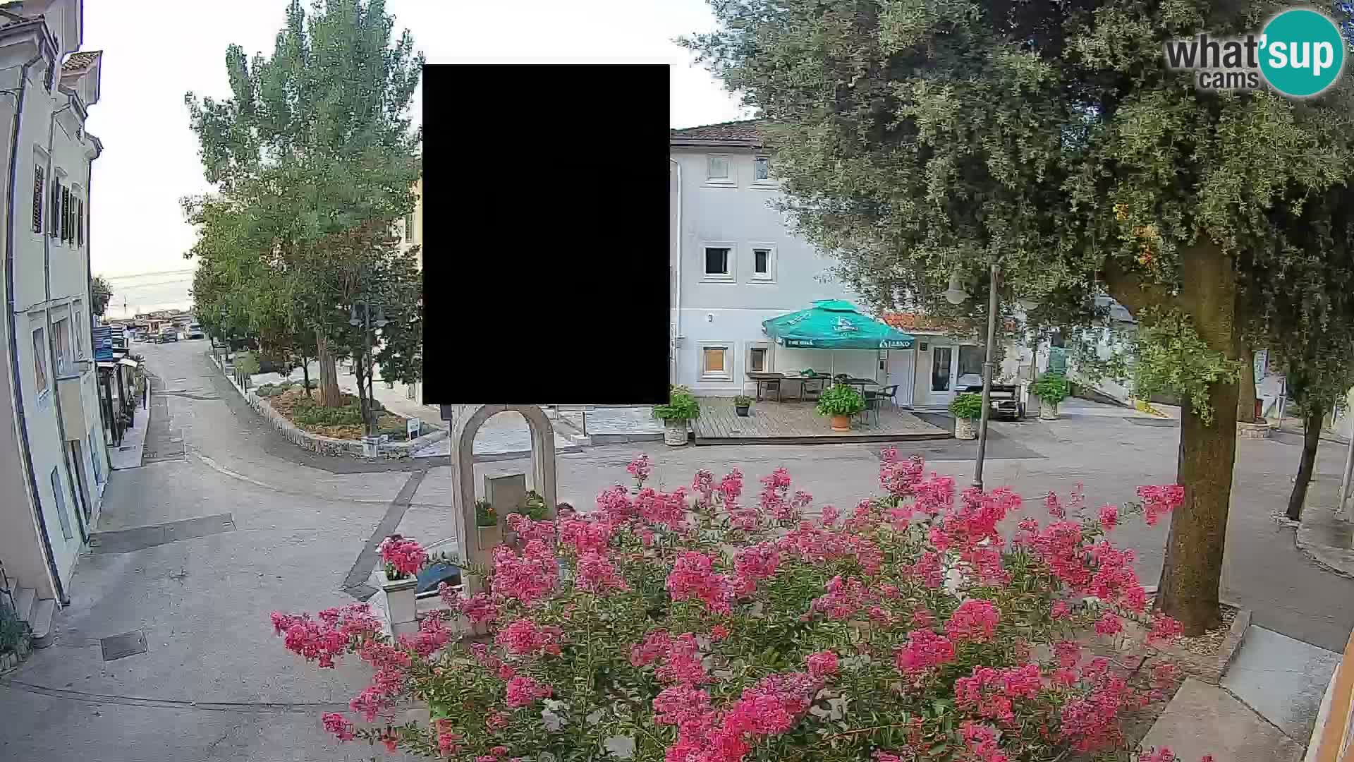 Webcam Centre de Mošćenička Draga – Vue en direct du centre-ville